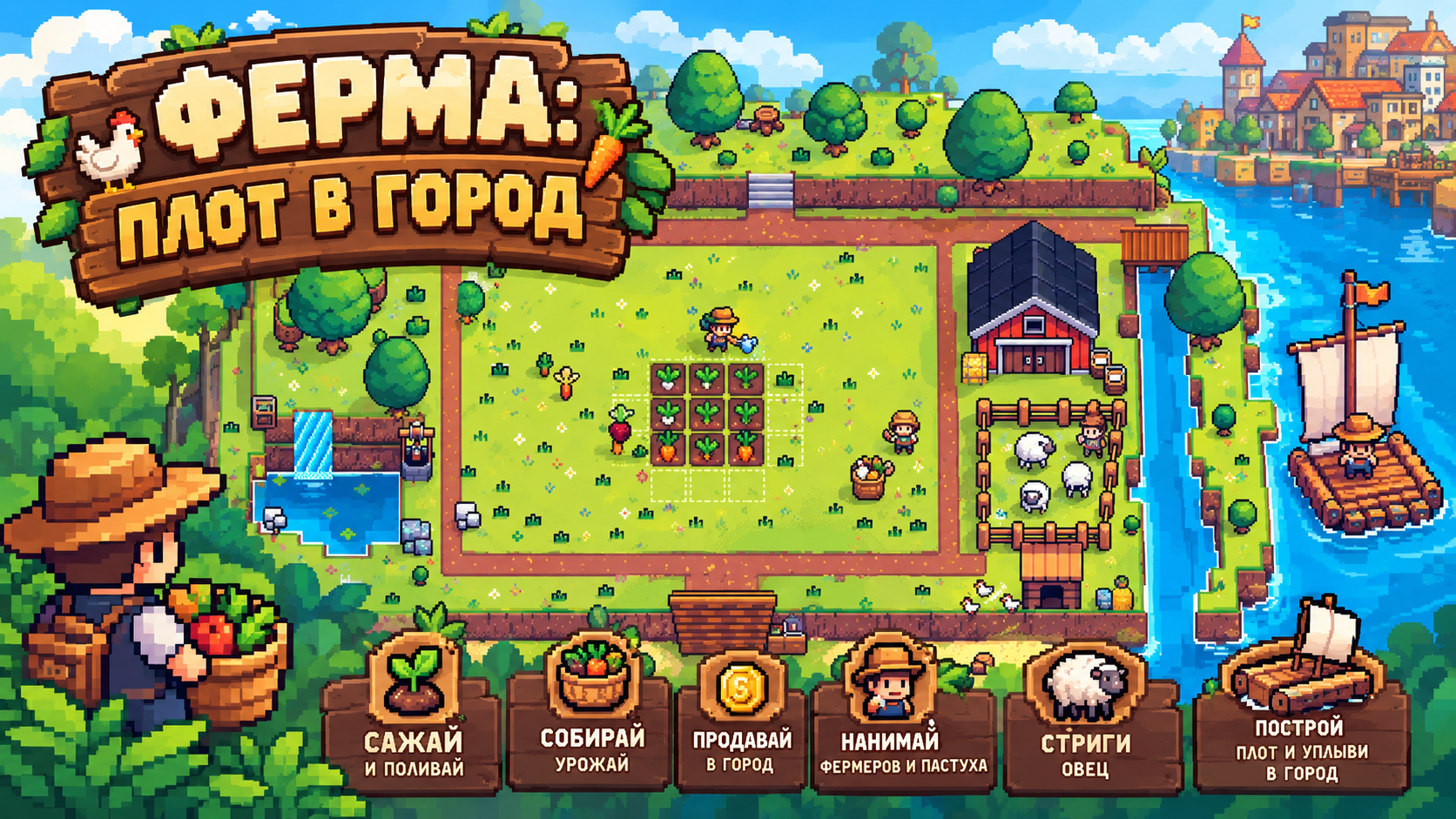 Ферма: Плот в город
